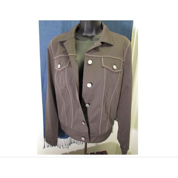 St. Emile Vintage Brown 2 Piece Women's Leisure Pant Suit - Picture 2 of 8